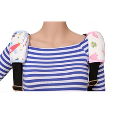嬰兒背帶口水巾, 1個, 8號：背帶口水巾2入,不挑花色(黃色)(1 包2條)