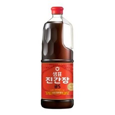 [샘표] 대용량 진간장 금S, 1.7L, 2개