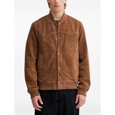 올세인츠 버튼 레더 재킷