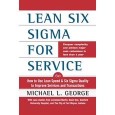 (영문도서) Lean Six SIGMA for Service (Pb) Paperback, McGraw-Hill Companies, English, 9781265918927