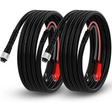 11975293 낚시 전동릴 부품 호환 교체 단품 2개 10피트 다이와 1000·750·500용 피싱 릴 시마노 전원 코드 케이블 배터리 연결 라인 더블 커넥터 3M