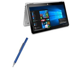 BoxWave 스타일러스 펜 HP 파빌리온 x360 컨버터블 2-in-1 (15.6 인치) - FineTouch 정전식 스타일러스 매우 정밀한 루나 블루, BoxWave 스타일러스 펜 HP 파빌리온 x360 컨
