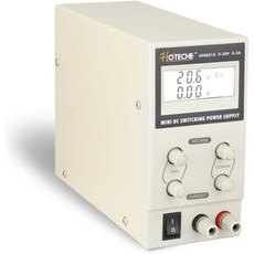Hotech 30V 5A DC 전원 공급 가변 110V220V 듀얼 입력 고정밀 휴대용 실험실 벤치 조절 가능한 스위칭 조절 전원 공급 장치 DIY 및 수리, Hotech 30V 5A DC 전원 공급 가변 110V