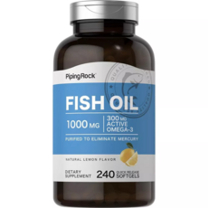 파이핑락 피쉬 오일 1000mg 소프트젤, 4개, 240정