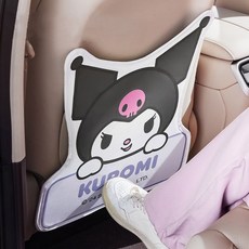 쿠로미 자동차 차량용 뒷자석 킥매트 킥패트 안티킥 시트 오염방지, 마이멜로디, 1개
