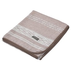 西川Nishikawa itilier浦郡三層棉紗蓋毯 純棉涼被 紗布巾 薄夏被, 棕色系