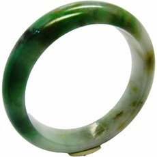 小樂 翡翠手鐲 辣綠半山水 天然A貨玉鐲 (內徑56.9mm 18.1), 1個