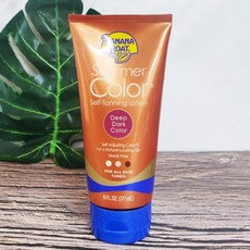 香蕉船黑美乳液 BANANA BOAT Summer Color 古銅色仿曬乳 不用曬 Deep Dark, 1個, 1瓶