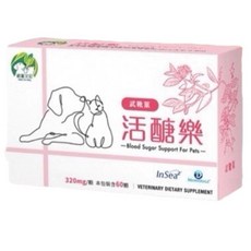 InSea 活醣樂 寵物血糖支持營養補充品，維持健康體重，改善食慾, 1個, 藥物援助, 60顆