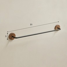 門後置物架收納架壁掛 衛生間厠所鞋子掛架 大尺寸 免打孔衚桃木 24h出貨】浴室拖鞋架 【臺灣, 黑胡桃木-51cm雅黑色, 1個