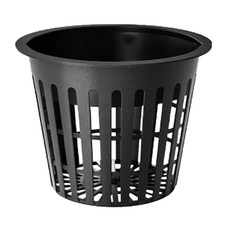 水草栽培盆 水耕種植籃, 黑色，白色, 1個