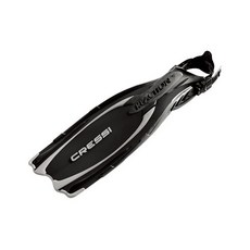 CRESSI 크레씨 리액션 핀 오리발 프리다이빙 해루질 스노쿨링 수영장, 블랙*그레이