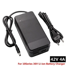 리튬 이온 배터리 충전기 DC 커넥터 12.6V 42V 36V 60V, 03 영국, 09 42V 4A