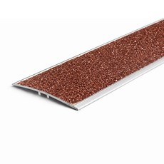 에스티씨(STC) 1000mm 계단논슬립 미끄럼방지 알루미늄논슬립 평면논슬립 세라믹논슬립 일자형논슬립 학교 병원 경사로 산책로 아파트 카페 학원 산사 성당, 월넛, 1개