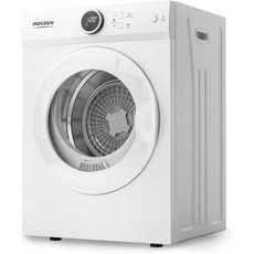 로브선 26 큐빅피트 포터블 의류 건조기 1400W 빠른 건조 전면 적재 회전 세탁기 스테인리스 스틸 통과 LCD 제어판 6가지 모드 아파트 가정 기숙사용, 1.8 큐빅피트