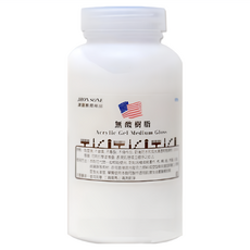 JHON SONE 無酸樹脂 Acrylic Gel Medium Gloss 美術繪畫保護媒介, 1000ml