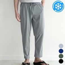 핏노블 남자 냉감바지 여름 아이스 밴딩팬츠