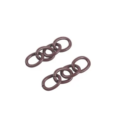 20pcs 버클 키링을위한 금속 철 링크 체인 다채로운 키 걸쇠 액세서리 쥬얼리 만들기, 05 6