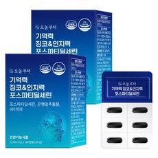 오늘부터 기억력 징코&인지력 포스파티딜세린, 30정, 1개