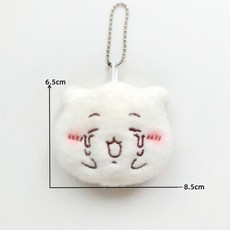 걸스코코 표정곰돌키링 인형키링 차키 가방고리 키링 백팩키링 가방고리, 우는곰, 1개