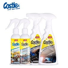 【Castle家適多】汽機車清潔組 汽車內裝保養 四件組 去漬清潔 除臭香氛 安全帽消臭, 1個