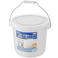 다람쥐 스티커 버킷 그레이 9형 (8.9L) 냄새가 새어나오기 어렵다 액체가 흘러내리기 어렵다. 일본 제조