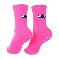 건조하고 야외 스포츠 자전거 사이클링 땀 방지 중간 길이 양말 농구 러닝, 색상: 1. rose red-M