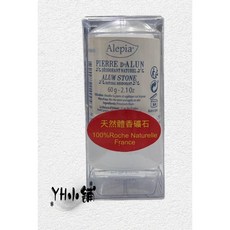 Alepia 體香石 無香精 腋下清爽 消除異味, 1個, (小)60g