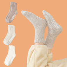 블링홈즈 여성 수면양말 미끄럼방지 임산부 무압박양말 3P