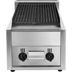 스테인리스 액화석유가스 버너 상업용 대형 12인치 테이블 탑 브로일러 2800Pa 조절 온도 차콜그릴 레스토랑 장비 바베큐 카운터탑 그리들, 스테인리스 액화석유가스 버너 상업용 대형 12인치 테이
