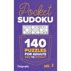 (영문도서) Pocket Sudoku: 140 Puzzles for Adults - Vol 2 Paperback, Caligrafia, English, 9780645588934