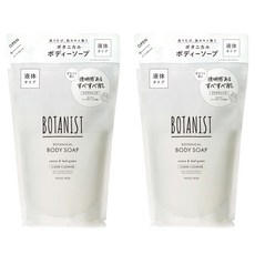 보타니스트 보타니컬 바디솝 클리어 클렌즈 카시스 & 리프그린 향 리필용, 2개, 425ml