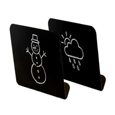 락캠플 검정칠판 1p 미니블랙칠판, L자형