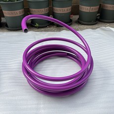자이언트 플라워 줄기 메타폴 PVC 풍선아치 DIY 조형 파이프, 1개, O. 1620 모양 튜브 5m 보라