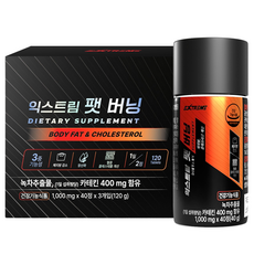 익스트림 녹차추출물 카테킨1000mg 팻버닝, 120정, 3개
