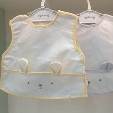 아가방 베어래빗방수턱받이 (2 colors), 1개, 1개입, 옐로우