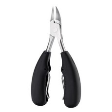 DIU 不銹鋼甲溝鉗7件套套裝 厚指甲鷹嘴鉗腳趾甲炎美甲工具, 1個, 黑色鷹嘴鉗【橡塑柄】:如圖