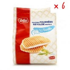로투스 스터프 바닐라 와플, 6개, 310g