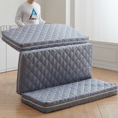 인테리어레시피 하드 앤 소프트 양면 3단 접이 토퍼 매트리스 14cm