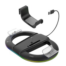 스냅케이스 플스5 프로 슬림 거치대 스탠드 충전, 1개, 블랙, P524