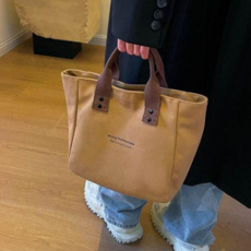 지니홀딩스 도시락 가방 런치백 토트백 놀이터가방 나들이 백, 아이보리, 1개