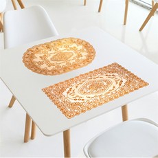 조은생활 테이블 러너 원형식탁매트, 직사각