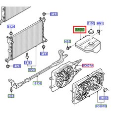 JT 福特 FOCUS MK1 98-04 副水箱, 1個, 副水箱蓋
