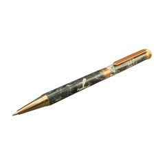 易利優品 台灣蛇紋石原子筆 簽字筆 簽名筆 - 獨特台灣蛇紋石，展現個人品味, 綠色, 1個