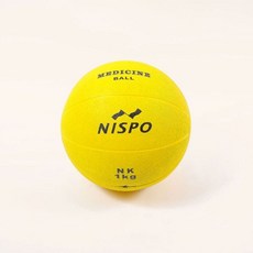 니스포 메디신볼 코어 근력 운동 트레이닝 볼 1kg, 1개