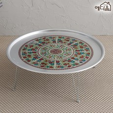 예다움 양은밥상 레트로 옛날 양철 스텐 가벼운상 술상 오봉상, 5.예다움 양은밥상 R665 (5호)