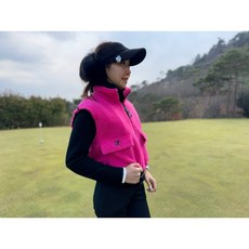 여성 골프 방풍 조끼 뽀글이 집업 커버업 여성골프웨어