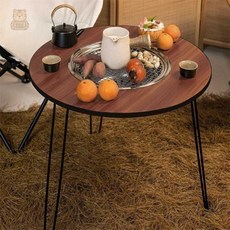 벌타 원목 화로 테이블 캠핑용원형화로대테이블