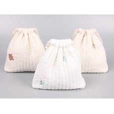 순면 누빔 복조리 파우치 기저귀 가방 화장품 (랜덤) 랜덤 여행 소품가방 소품 누빔파
