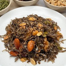 땡맛찬 견과류 간장 멸치볶음 아몬드 호두 400g/150g + 고추무침 100g증정(새해이벤트), 400g, 1개